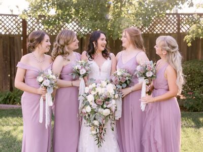 Bride with Bridesmaids