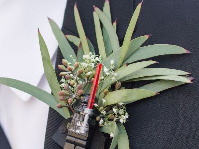 Darth Vader Boutonniere