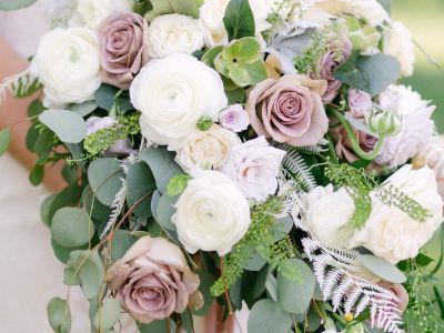 Dusty Rose - Cascade Bridal Bouquet