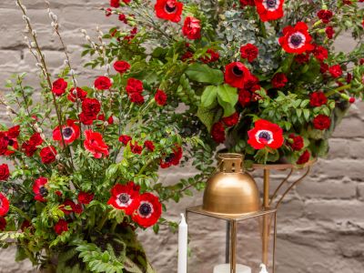 Red Wedding Flowers