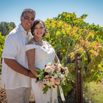 An estate winery wedding