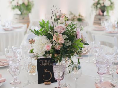 Blush Wedding Centerpiece