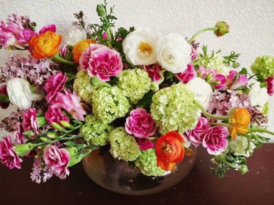 Spring Floral Centerpiece