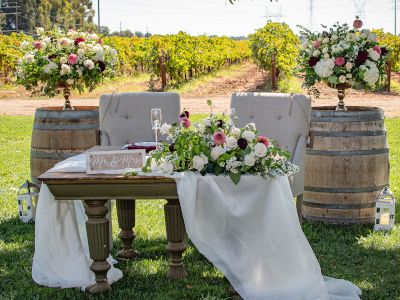 Sweetheart Table Flowers