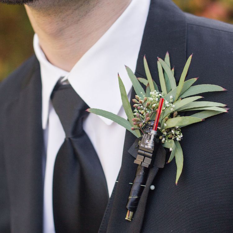 Darth Vader Boutonniere